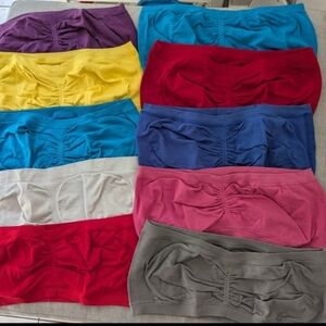 Colorful Bandeau Tops Set